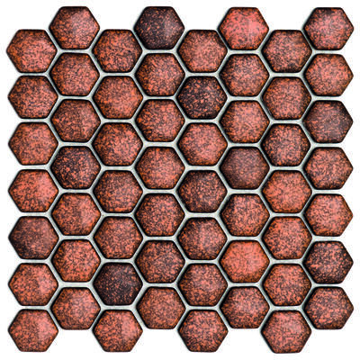 Recycled Glassmosaik Ebru   Bronz  29x29x0,75  cm
