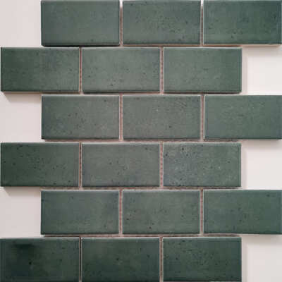 Castello Brick  Donker Groene  30,3x30,6x 0.8  cm