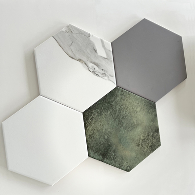 Hexagon Marmeren Licht  21.5x25x0.9 cm